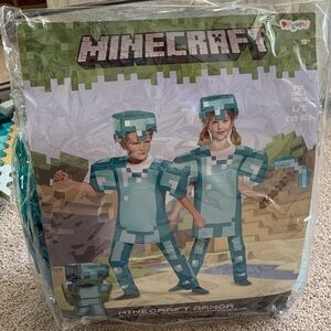 Disguise Minecraft Diamond Armor Deluxe Costume size L 10/12